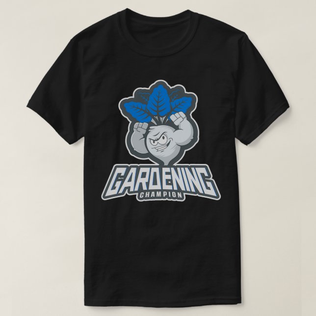 Camiseta Campeón de la jardinería (Diseño del anverso)