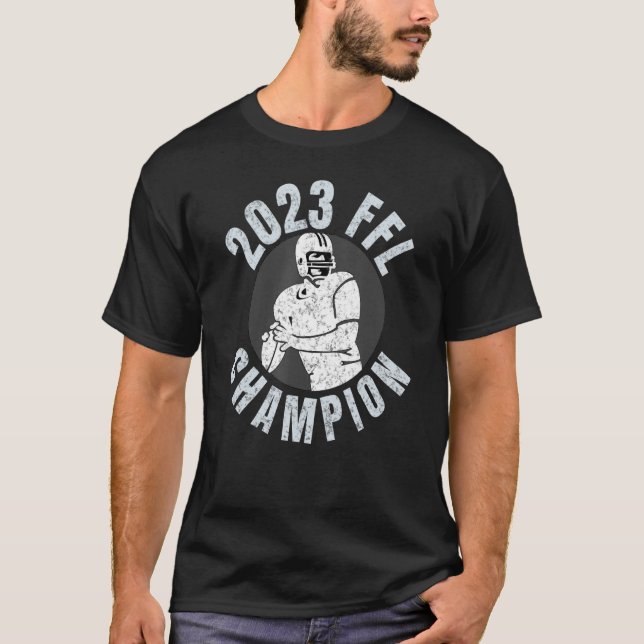 Camiseta Campeón de la Liga de Fantasía 2023 Ganador 2023 (Anverso)
