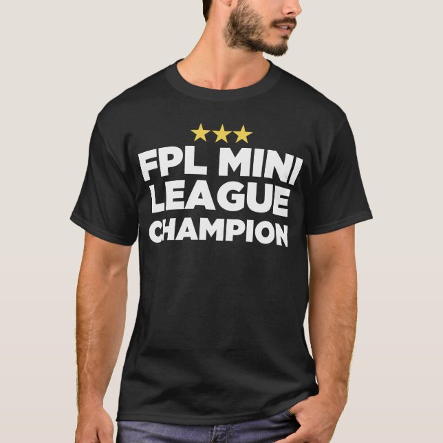 Camiseta Campeón de la mini liga FPL (3 estrellas) (Anverso)