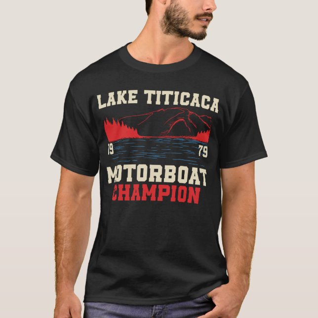 Camiseta Campeón de la motocicleta del lago Titicaca (Anverso)