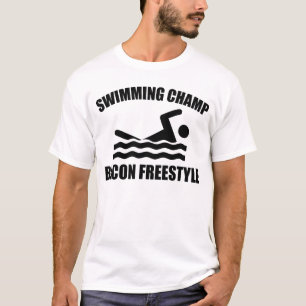 Camiseta Campeón de la natación del estilo libre del toci