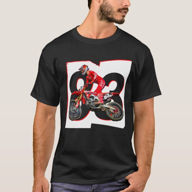 Camiseta Campeón de motocicleta de la Supercruz Jett Lawren (Anverso)