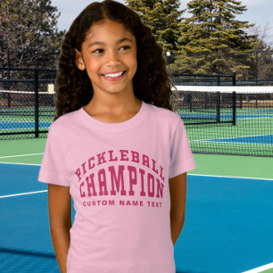 Camiseta Campeón de pelota de pelota Nombre personalizado P