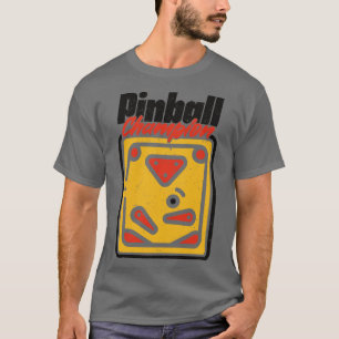 Camiseta Campeón de Pinball Vintage