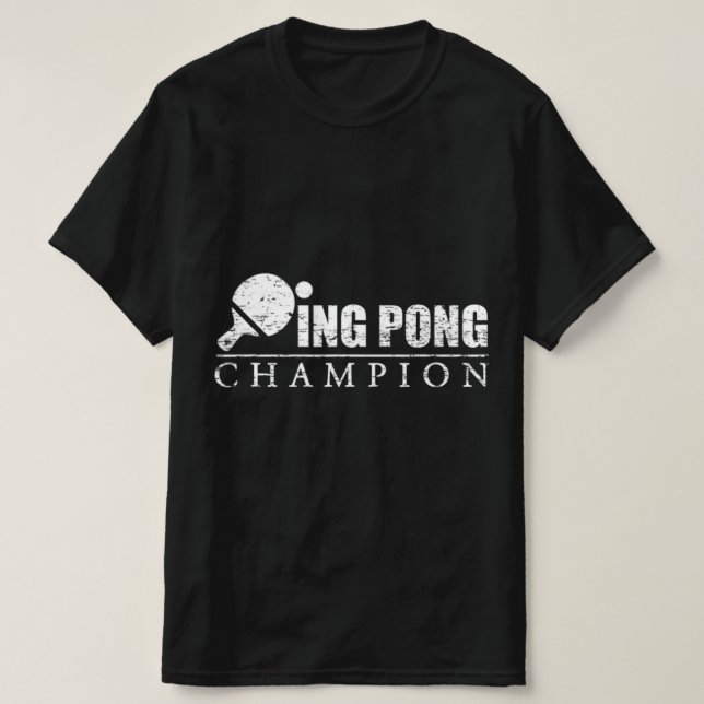 Camiseta Campeón de Ping Pong (Diseño del anverso)