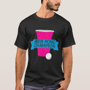 Camiseta campeón de pong de cerveza de universidad