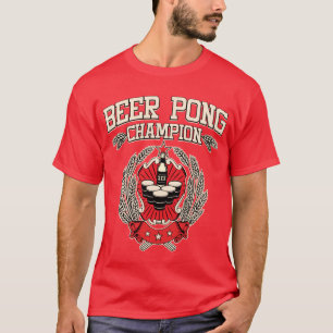 Camiseta Campeón de Pong de la cerveza
