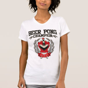Camiseta Campeón de Pong de la cerveza