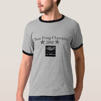 Camiseta Campeón de Pong de la cerveza