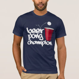 Camiseta CAMPEÓN de Pong de la CERVEZA