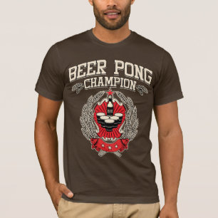 Camiseta Campeón de Pong de la cerveza