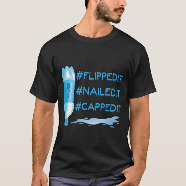 Camiseta Campeón de remolque de botella de agua (Anverso)