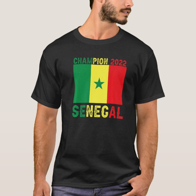 Camiseta Campeón de Senegal 2022 (Anverso)
