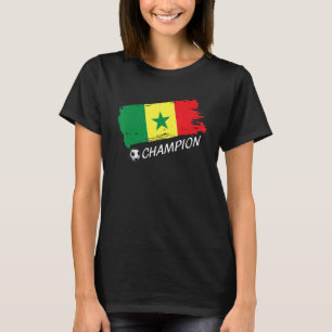Camiseta Campeón de Senegal Aficionado de Fútbol de Senegal