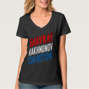 Camiseta Campeón de Shavkat Nomad Rakhmonov Mma