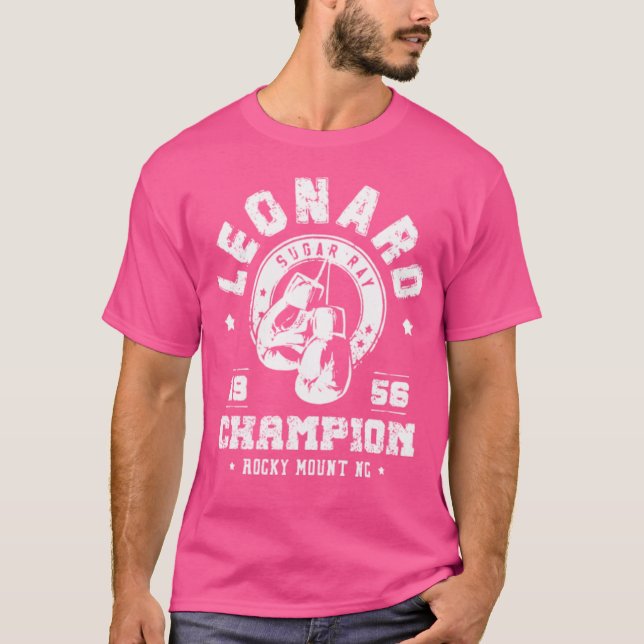 Camiseta Campeón de Sugar Ray Leonard (Anverso)