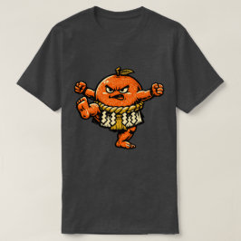 Camiseta Campeón de Sumo Naranja — Vintage Retro Yokozuna
