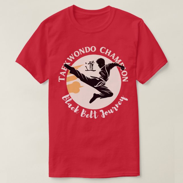 Camiseta Campeón de Taekwondo (Diseño del anverso)