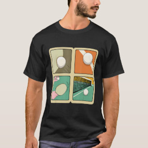 Camiseta Campeón de Tenis de Mesa Juego de Ping Pong Silbid