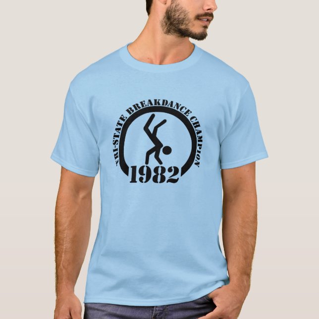 Camiseta Campeón de triple estado de la danza de rotura (Anverso)