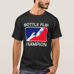 Camiseta Campeón de volteo de botella de agua Divertido vol