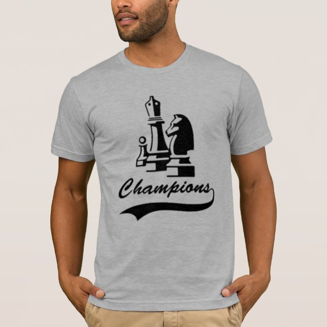 Camiseta Campeón del ajedrez (Anverso)