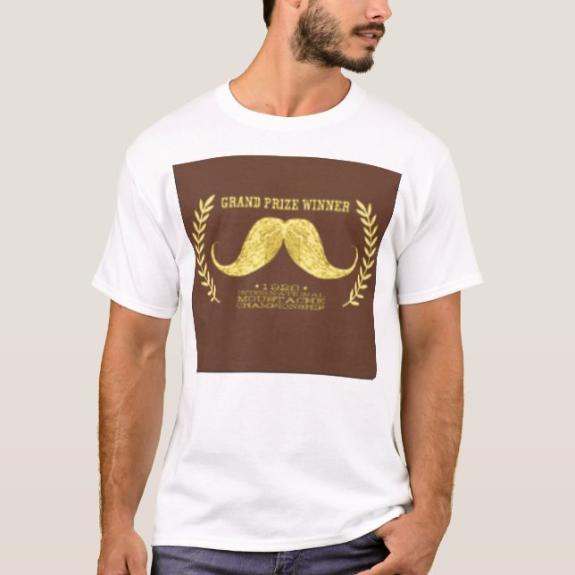 Camiseta Campeón del bigote (Anverso)