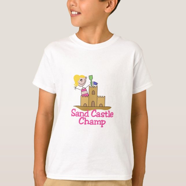 Camiseta Campeón del castillo de la arena (Anverso)