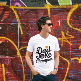 Camiseta "Campeón del Chiste de papá: Trofeo del Día del Pa