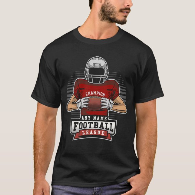 Camiseta Campeón del equipo del jugador de la Liga de Fútbo (Anverso)