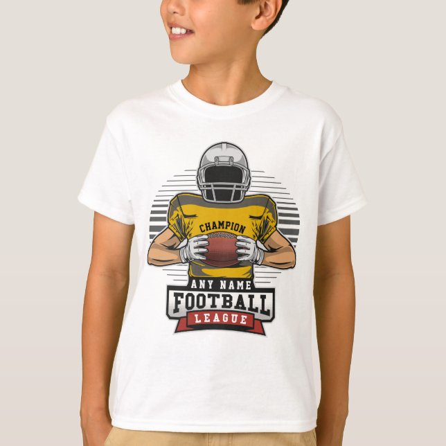 Camiseta Campeón del equipo del jugador de la Liga de Fútbo (Anverso)