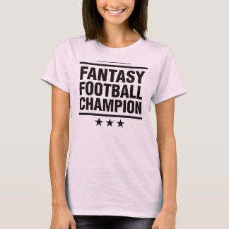 Camiseta ¡Campeón del fútbol de la fantasía!