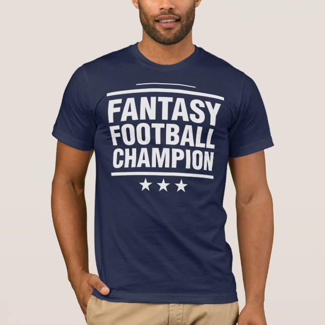 Camiseta ¡Campeón del fútbol de la fantasía! (Anverso)