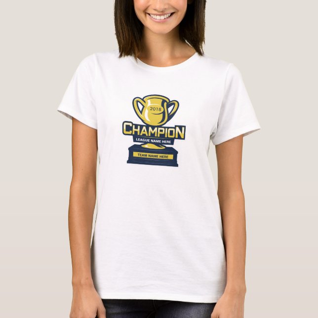 Camiseta Campeón del fútbol de la fantasía (Anverso)
