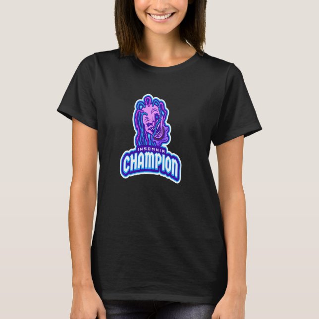 Camiseta Campeón del Insomnio (Anverso)