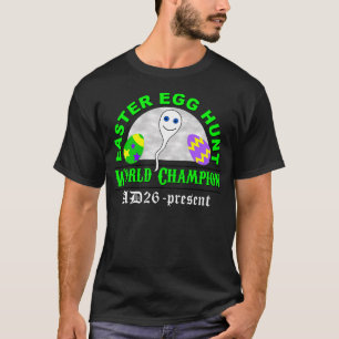 Camiseta Campeón del mundo de la caza del huevo de Pascua