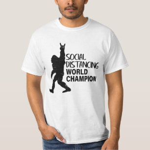 Camiseta Campeón del mundo del distanciamiento social: Grac