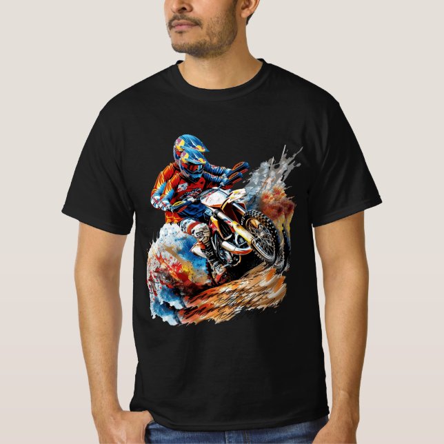 Camiseta Campeón del mundo Motocross Extreme (Anverso)