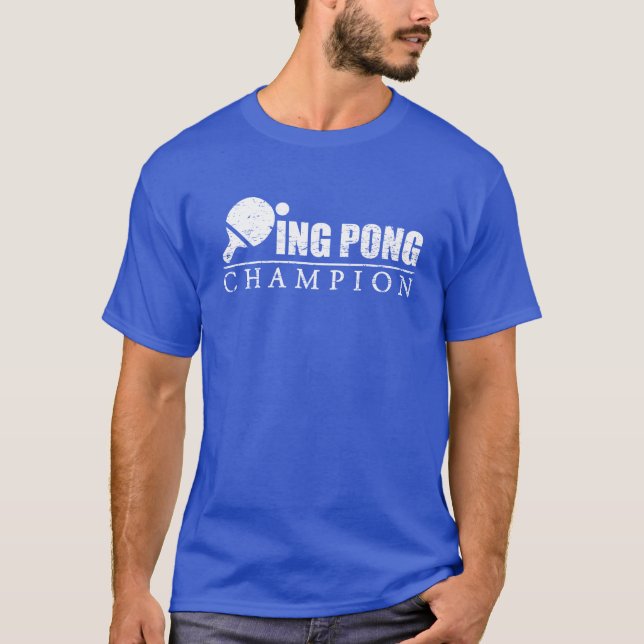 Camiseta Campeón del ping-pong (Anverso)