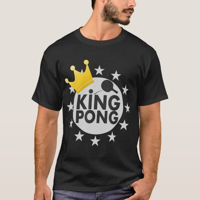Camiseta Campeón del Rey Pong Ping Pong (Anverso)