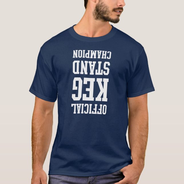 Camiseta Campeón del soporte del barrilete (Anverso)