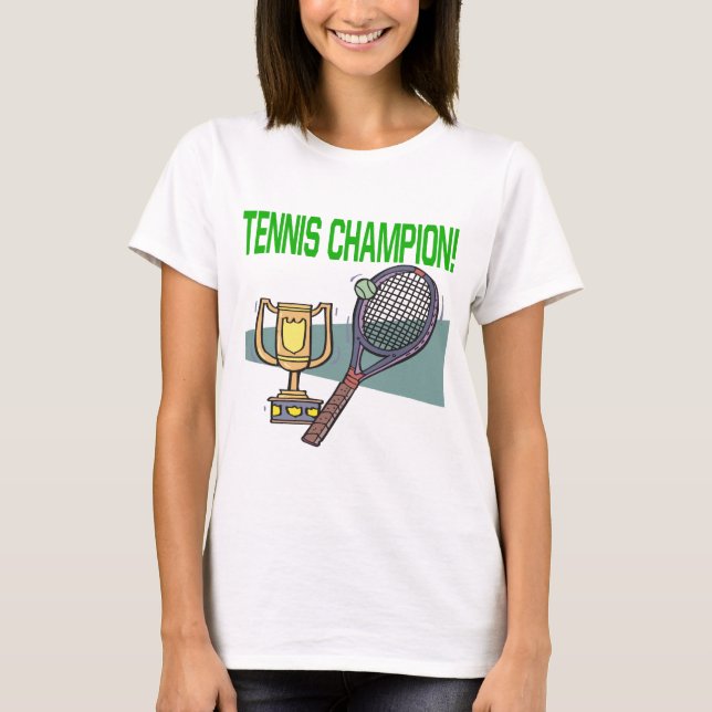 Camiseta Campeón del tenis (Anverso)