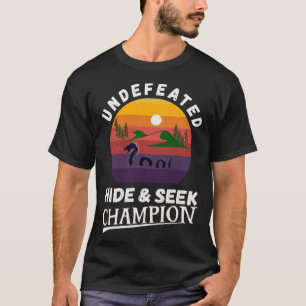 Camiseta Campeón invicto de Escondite y Busca Monstruo del 