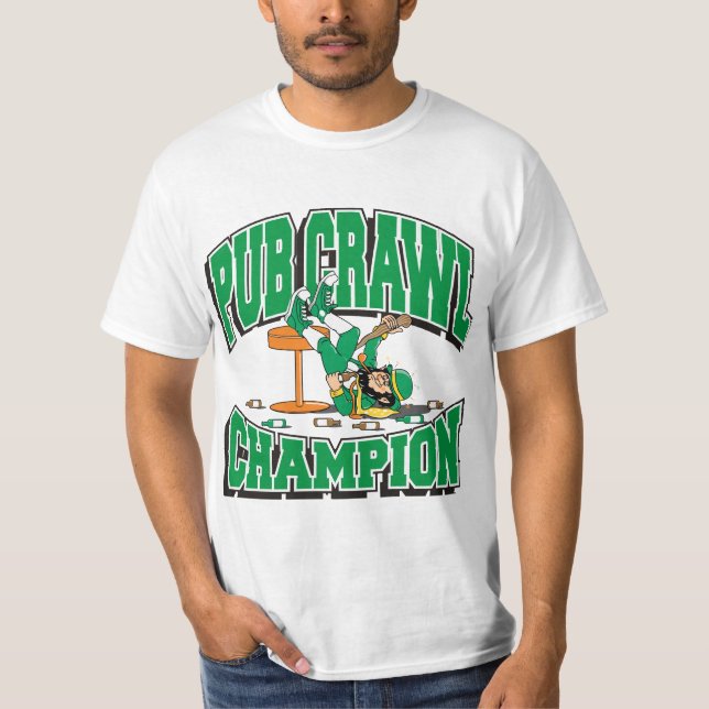 Camiseta Campeón irlandés del arrastre de Pub (Anverso)