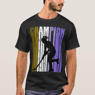 Camiseta Campeón Marrón Del Comp De La Competencia De Cumpl