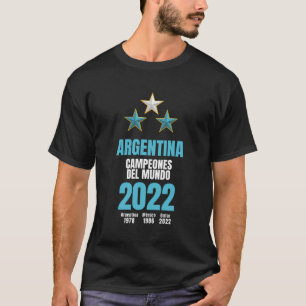 Camiseta Campeón Mundial de Argentina 2022 - Fanáticos del 