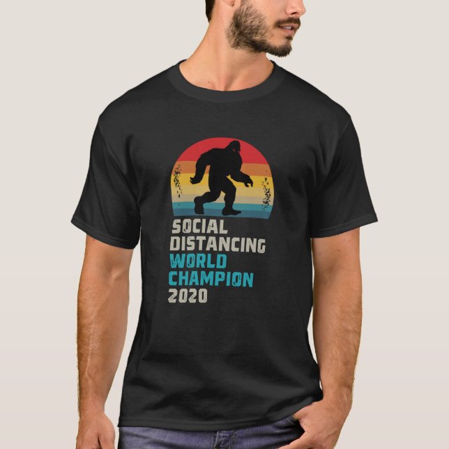Camiseta Campeón Mundial de Distancia Social 2020 (Anverso)