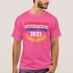 Camiseta Campeón Mundial de Fútbol 2022 Países Bajos 2022