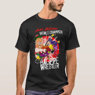 Camiseta Campeón mundial de lucha contra la pipa