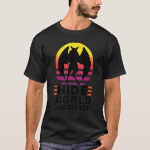 Camiseta campeón mundial oculto de criptozoología Mothman